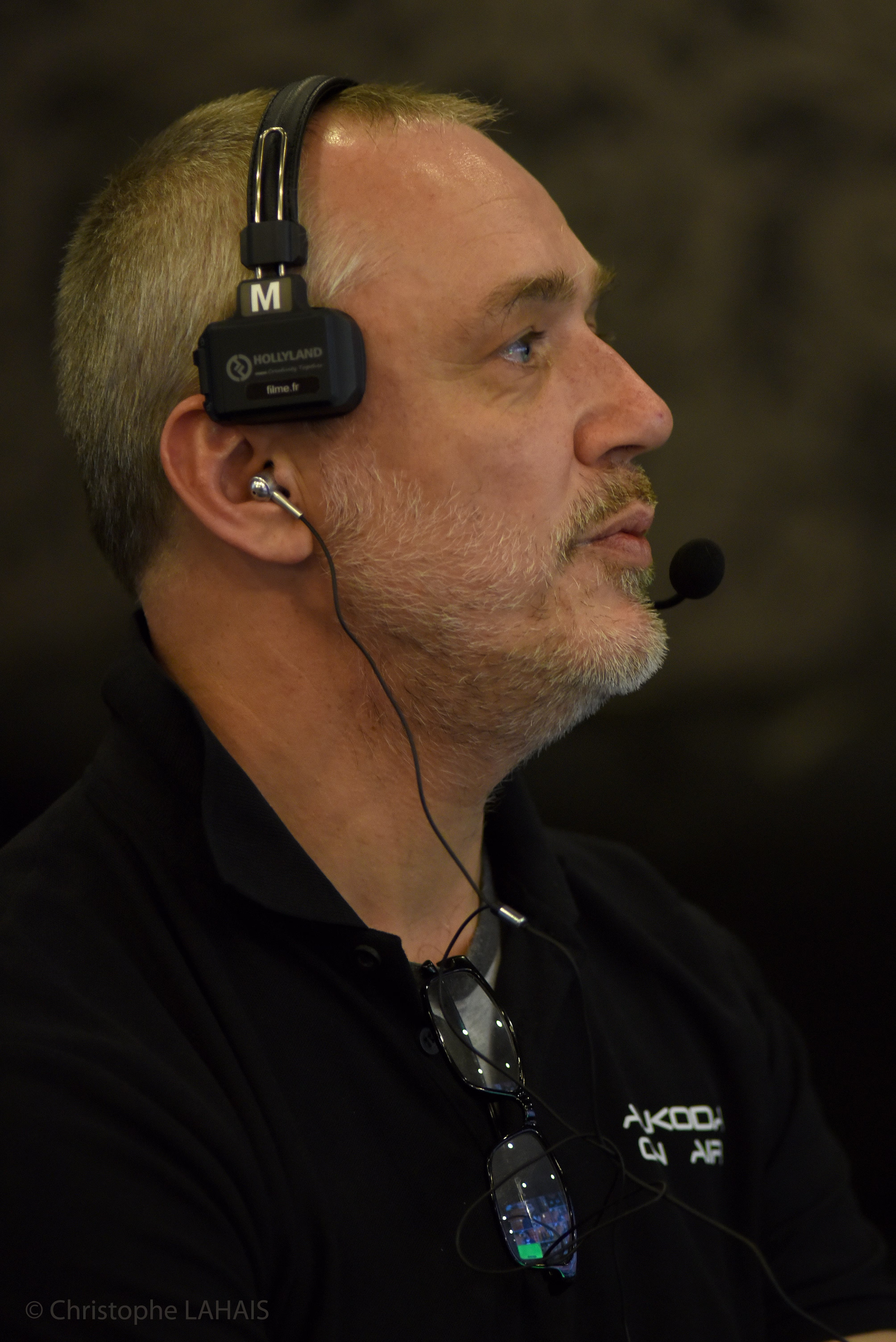 Christophe en tournage